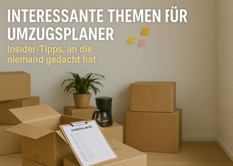 Mehr über den Artikel erfahren Insider-Tipps & ungewöhnliche Themen für Umzugsplaner